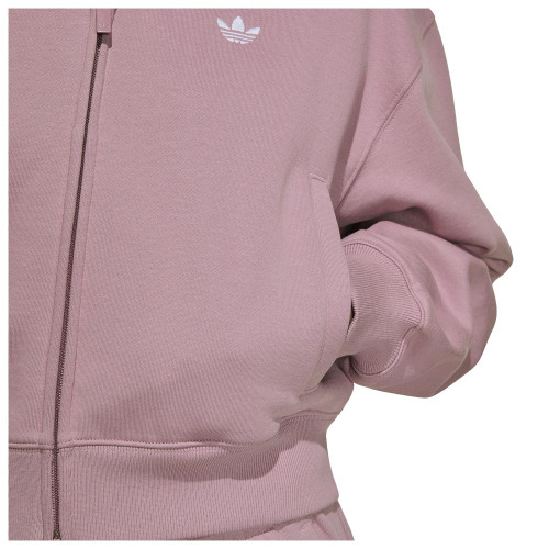 Adidas Γυναικεία ζακέτα Essentials Fleece Full-Zip Cropped Hoodie